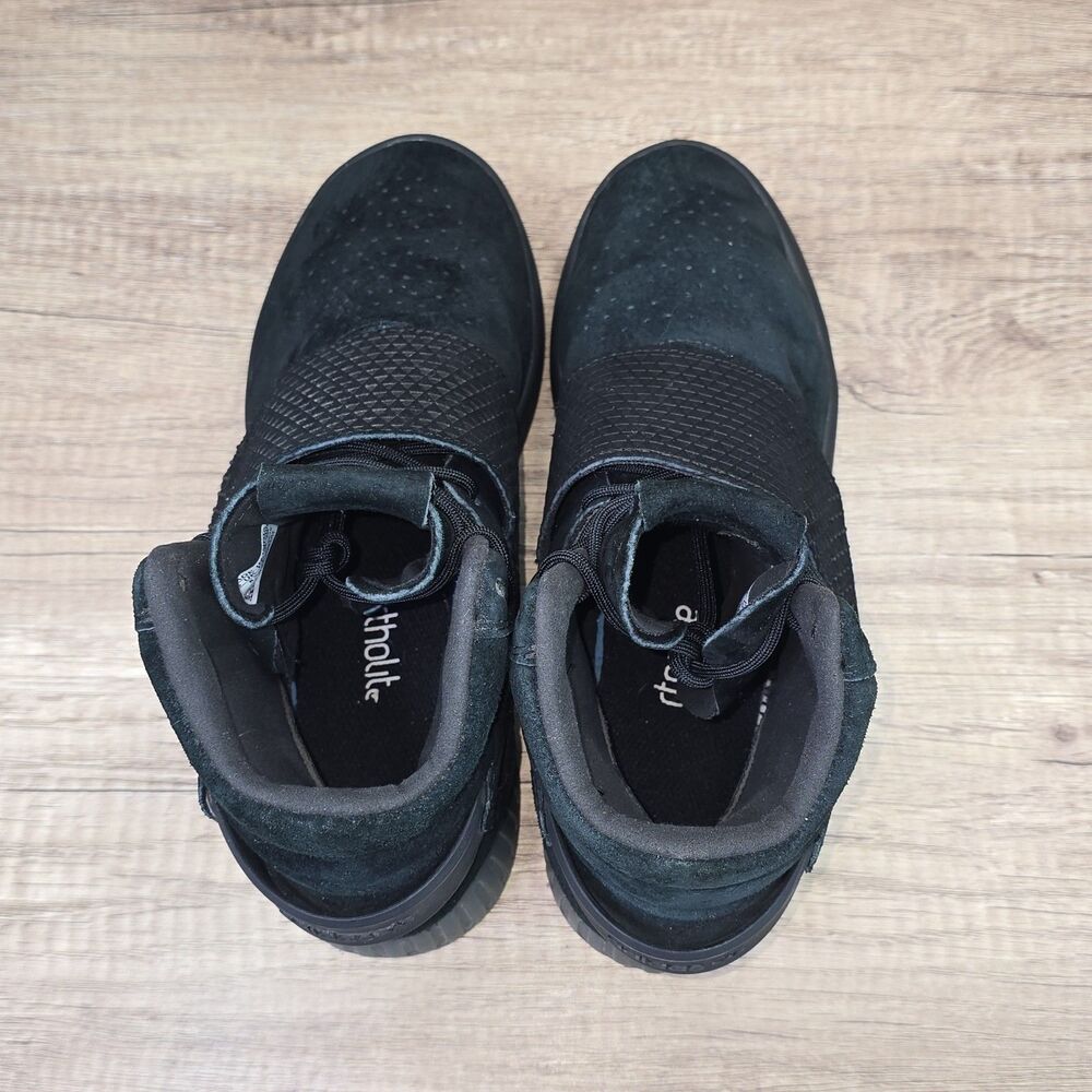 Adidas Tubular Invader Strap Men's Size 7 Women's Sz 8.5 Black Sneakers (BA7330) - Picture 5 of 9